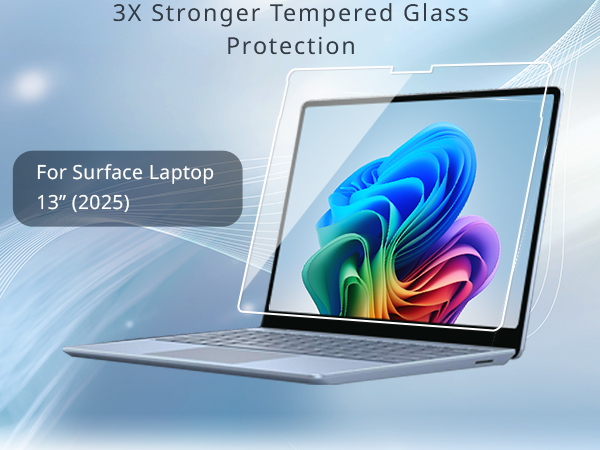 Surface Laptop 13 Screen Protector 2025 – 9H Hardness Against Drops and Scratches