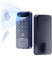 SwitchBot Lock Vision Pro Smart Lock, 3D Face Recognition + Palm Vein + Fingerprint, Keyless Entr...