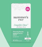 Summer's Eve Feminine Douche, Complete Clean Odor Reduction with Boric Acid Complex, 2 Units, 4.5...