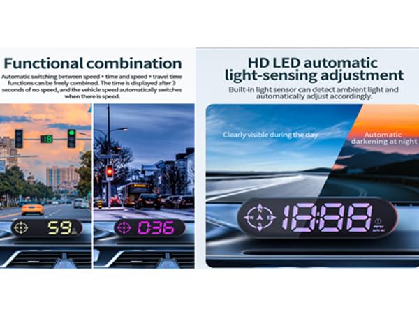 Large LCD Heads Up Display