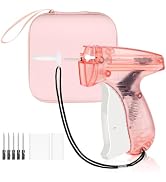 BEVTEE Tagging Gun for Clothing, Pink Tag Gun Kit with 5 Needles, 1120 Barbs Fasteners & 1 Hard E...