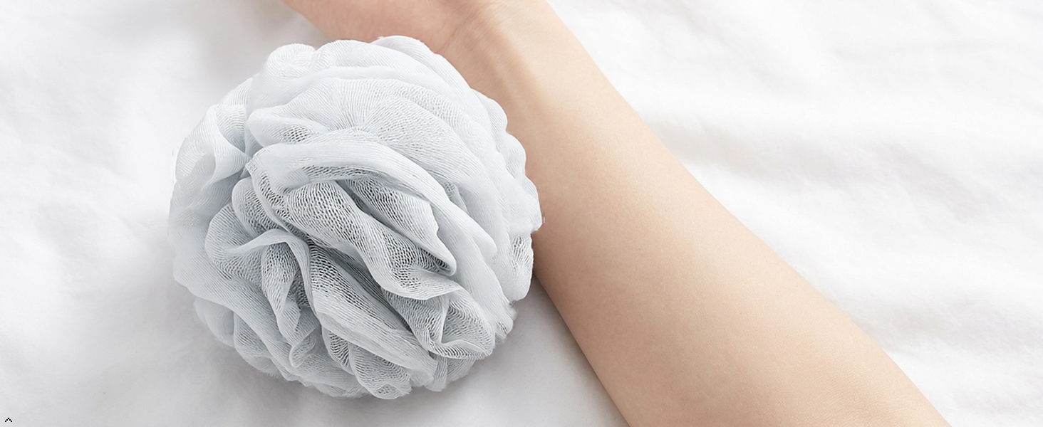 mesh bath puff