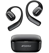 SANSUI W93 Open-Ear Headphones, Bluetooth 5.4 Earphones, HiFi Stereo Earbuds, Noise Cancelling Mi...