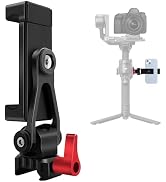 HAFOKO Aluminum Alloy Phone Tripod Mount with Cold Shoe Mount & NATO Clamp Compatible with DJI RS...