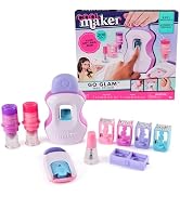 Cool Maker, GO GLAM Studio Nail Kit, Style 200 Nails, 4 Designs, 2 Polish Applicators & Mask (Pac...