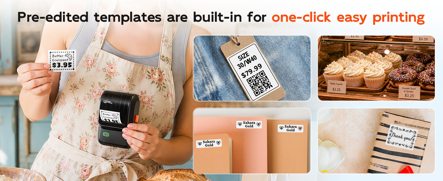 label maker machine different sizes