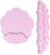Wrist Rest Mouse Pad Soft Mouse Wrist Pad Keyboard Rest Set(Pink)