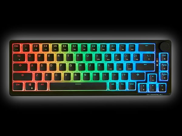km250 rgb 65% 67-key compact mechanical keyboard hero image small