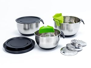 big mixing bowls kitchenaid mixing bowls kitchen gadgets kitchenware set stainless steel mixing bowl