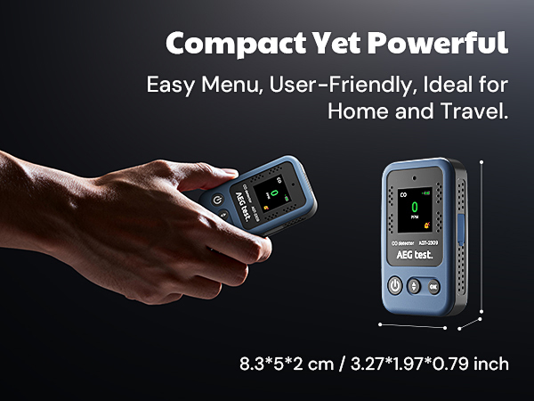 carbon monoxide detector co meter for home rv camping