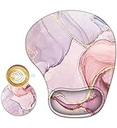 ArtSo Ergonomic Mouse Pad with Wrist Support Gel Mouse Pad Wrist Rest, Non-Slip PU Base Comfortab...