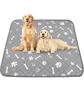 PatiencET Washable Pee Pads for Dogs, 72 x 72 Extra Large Reusable Puppy Pads with Super Absorben...