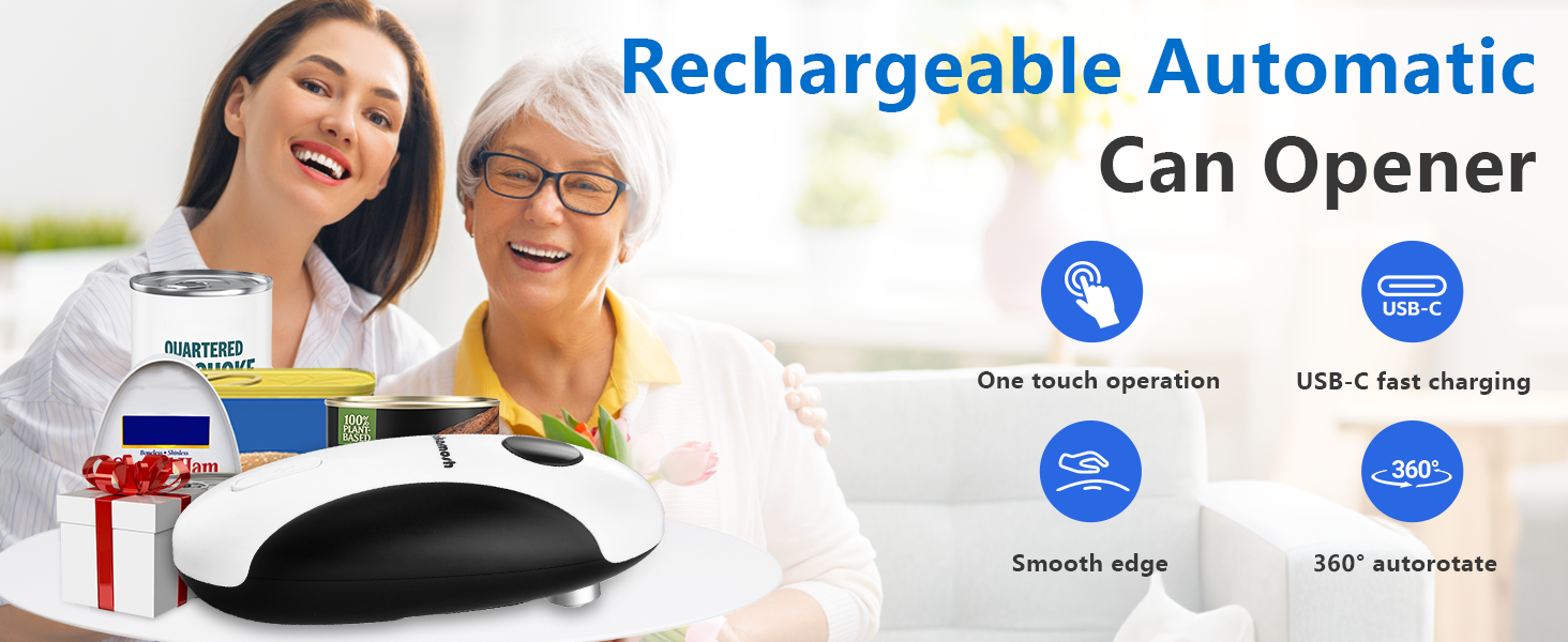 rechargeable can opener