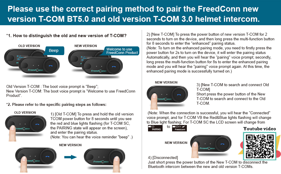 Freedconn tcom helmet bluetooth intercom