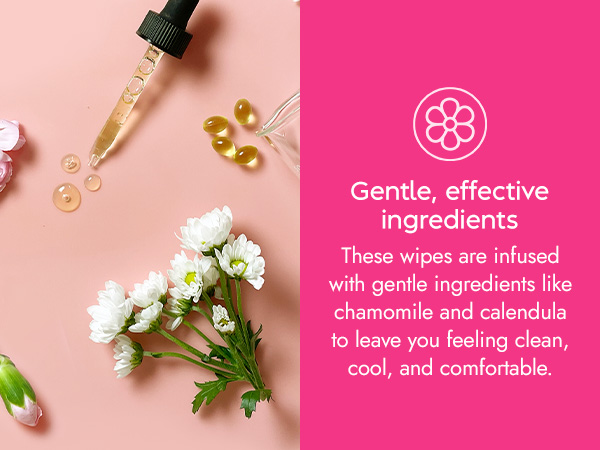 Gentle, effective ingredients - infused with chamomile and calendula