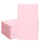 HEIPINIUYE 50 Pcs Light Pink Scalloped Dinner Napkins 2-ply Pink Scalloped Paper Bathroom Napkins...
