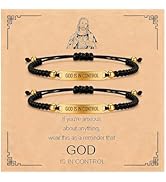 Roe Dolph God is in Control Bracelet Inspirational Bracelets for Women Christian Faith Bracelets ...