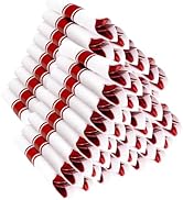 Joyido 400PCS Pre Rolled Red Plastic Silverware Sets - Heavy Duty Red Cutlery - Include 100 Pack ...