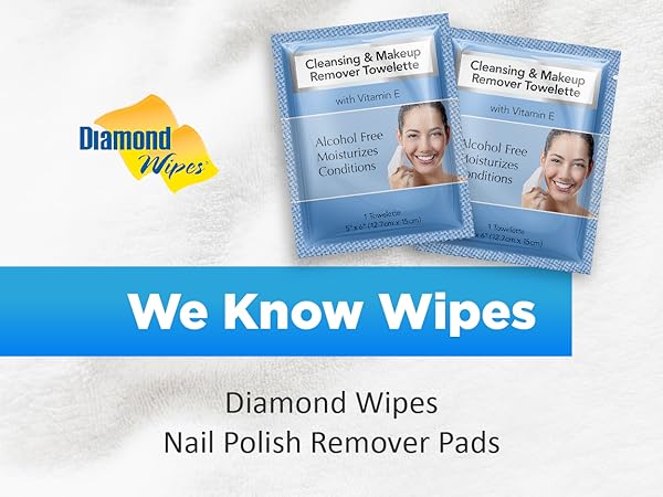 Diamond Wipes Makeup Remover Wipes