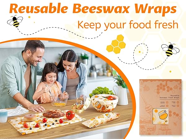 beeswax wraps for food