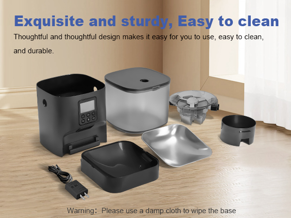 automatic cat feeder , exquisite and sturdy, easy to clean