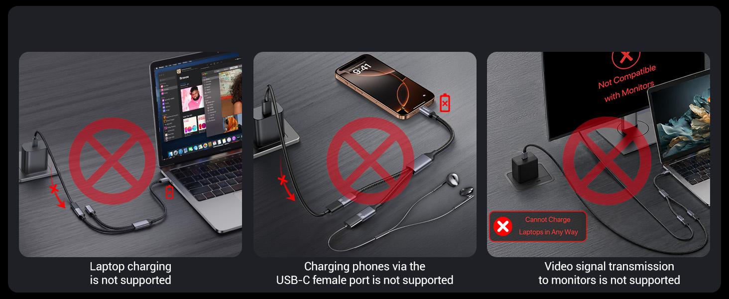 USB-C to USB-C Splitter