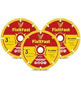 FIXLTFAST 3 Inch x 3/8 Circular Saw Blades for Wood Cutting Angle Grinder Blade for Woodworking, ...