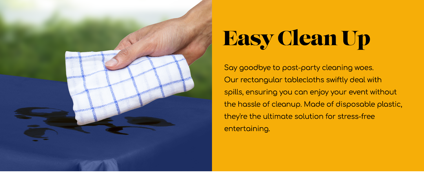 Grandipity Plastic Table Cloth NAVY
