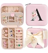 AYGXU initial travel jewelry case,travel Jewelry Organizer,Birthday gifts for women,small jewelry...