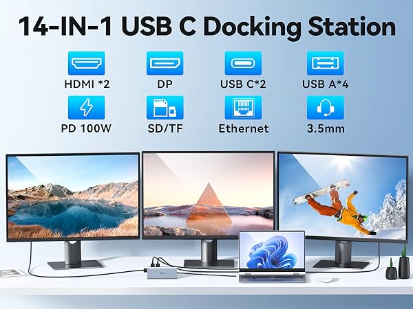hp docking station for laptop usb c docking station dual monitor docking station 3 monitors