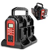 GRVODFRTA DC 18V to AC 120V Power Inverter Compatible with Milwaukee M18 18V Battery, 350W Pure S...
