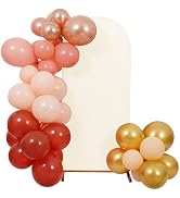 Peomeise 6FT Wedding Arch Cover,Beige Arch Backdrop Cover Stretchy Spandex Backdrop Stand Covers ...
