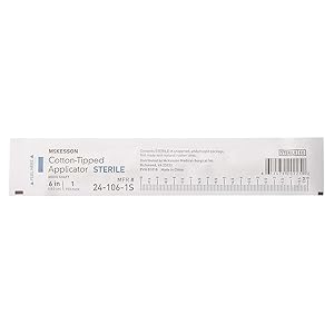 Close up of ruler on packaging
