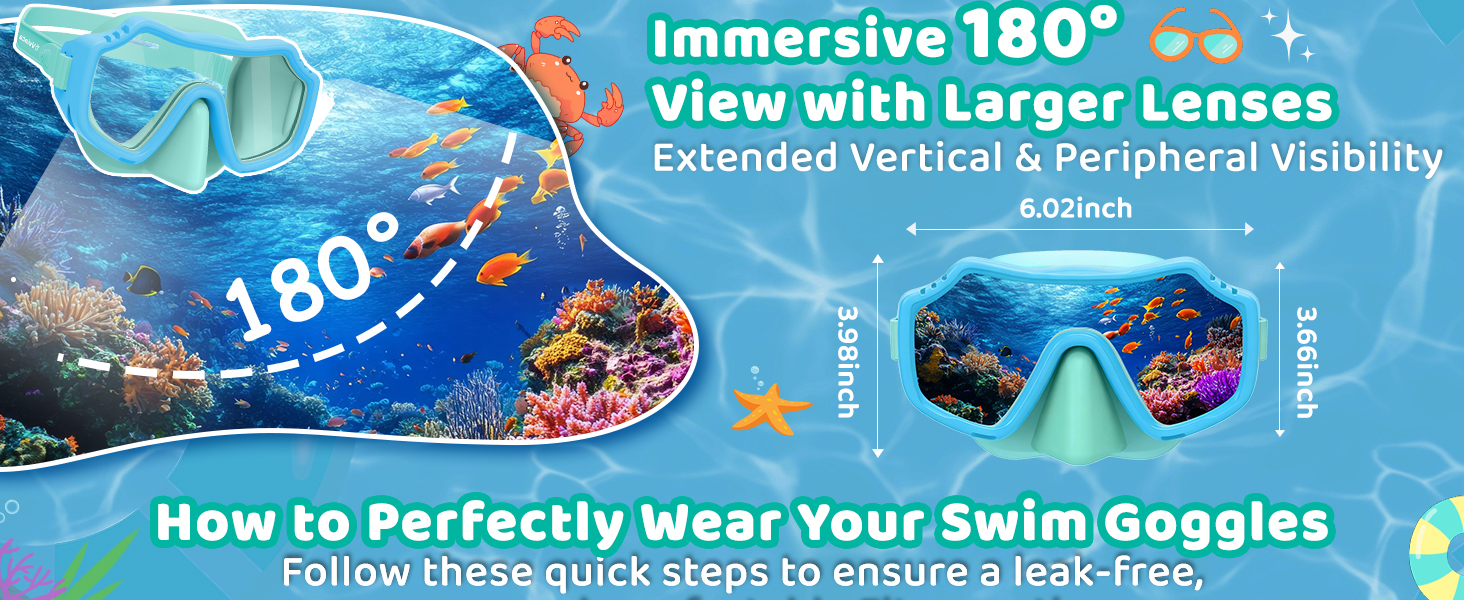 kids swimming goggles