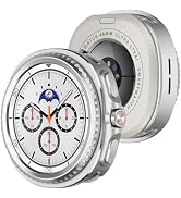 Amizee Rugged Case Compatible with Samsung Galaxy Watch 8 46mm with Back Cover, Metal Bumper Ultr...