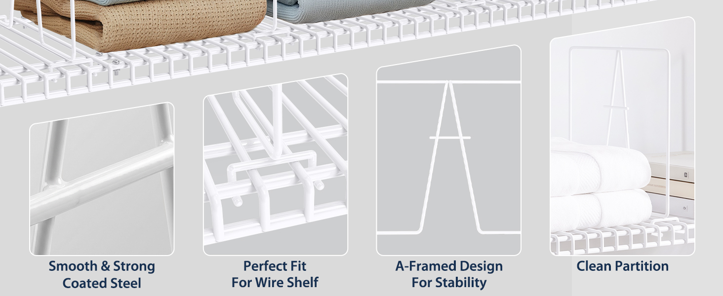Wire Shelf Dividers