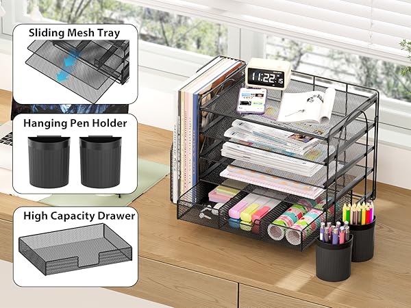 desk organizers and accessories office supplies desktop file paper organizer workspace organization
