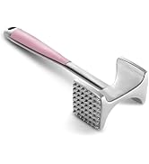 KITEXPERT Meat Tenderizer Hammer with Comfortable-Grip Handle, Dual-side Mallet for Kitchen, Heav...