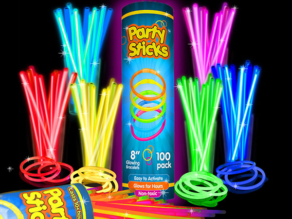 8" glow sticks