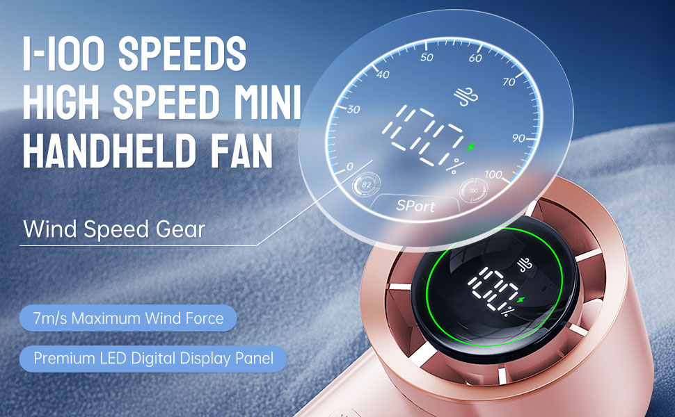 I-I00 SPEEDSHIGH SPEED MINIHANDHELD FAN