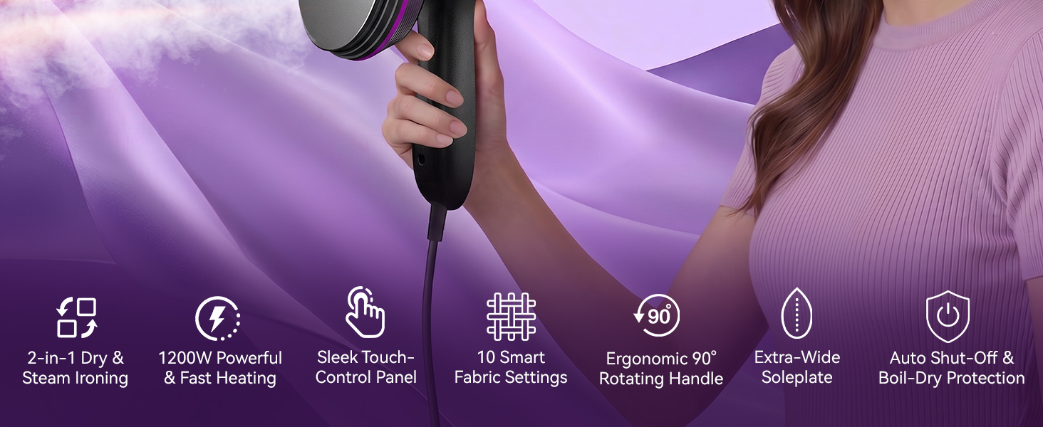 OGHom Steam Iron for Clothes