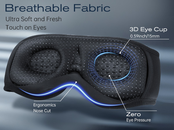sleep mask with bluetooth headphones sleep mask for men bluetooth sleep mask eye mask