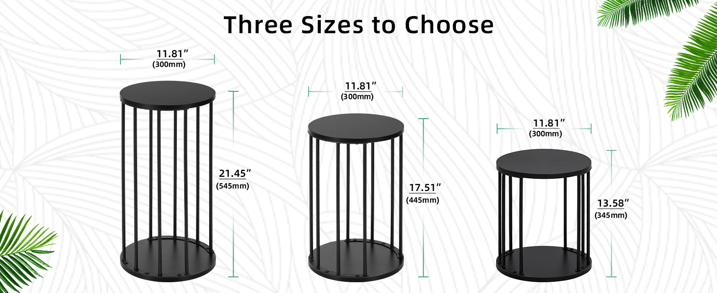 plant stand size