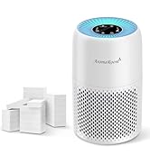 Air Purifiers for Bedroom with True H13 HEPA 3-in-1 Filters, AromaRoom Pet Air Purifier with RGB ...