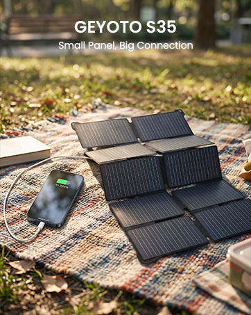 GEYOTO S35 solar charger