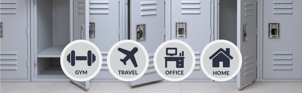 You can use it for school, gym lockers, toolboxes, or your luggage when you travel.