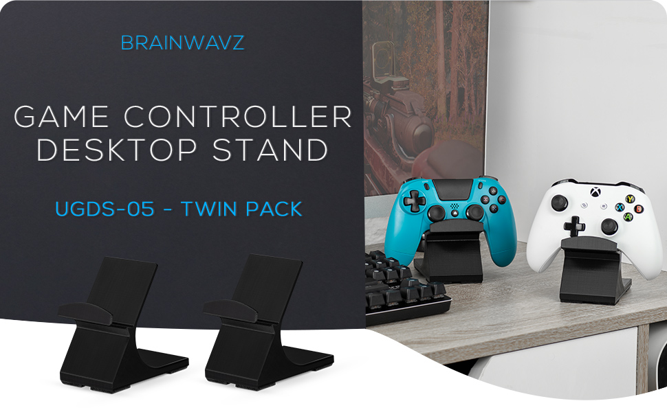 UGDS-05 - Twin pack game controller mount for desktops