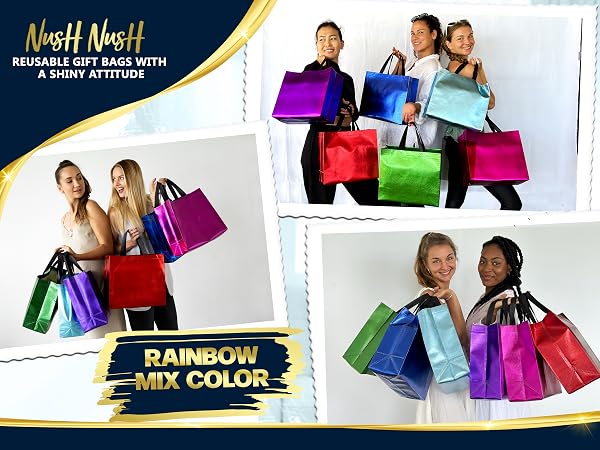 favor bags, goody bags, pink gift bags, bolsas de regalo, party gift bags, gift bags medium