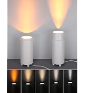 TORCHSTAR 5CCT Zoomable Uplighting Floor Can Light with Auto ON/Off Switch, 10.39 Inch Large Size...