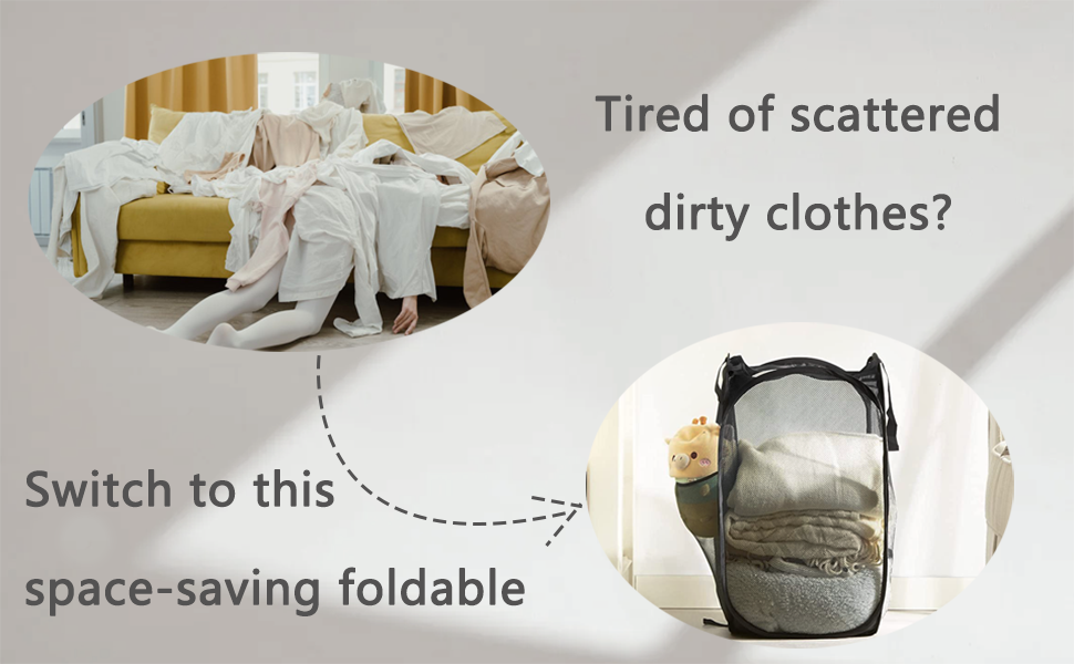 Buyongwant Mesh Pop-up Laundry Hampers